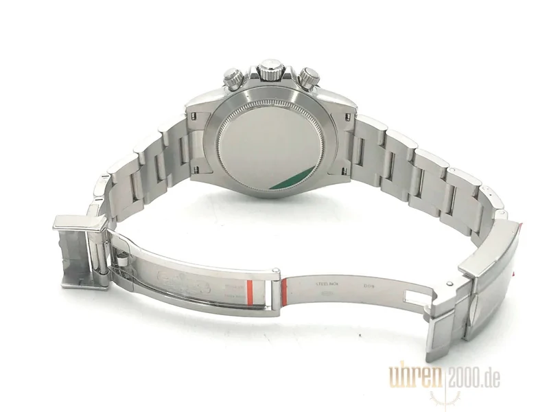 Rolex Daytona Edelstahl 116500LN Weiß verklebt LC100