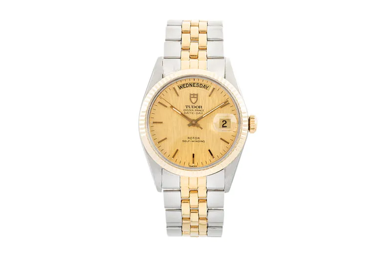 Tudor Date-Day steel / gold automatic men's watch 94613 [2304626]