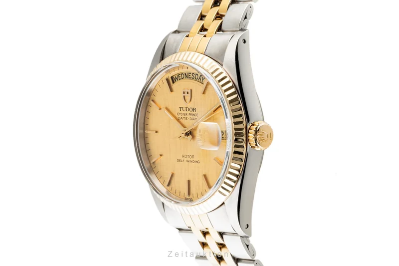 Tudor Date-Day steel / gold automatic men's watch 94613 [2304626]