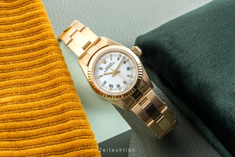 Rolex Oyster Perpetual 18 ct gold automatic women's watch 67198 [2304625]