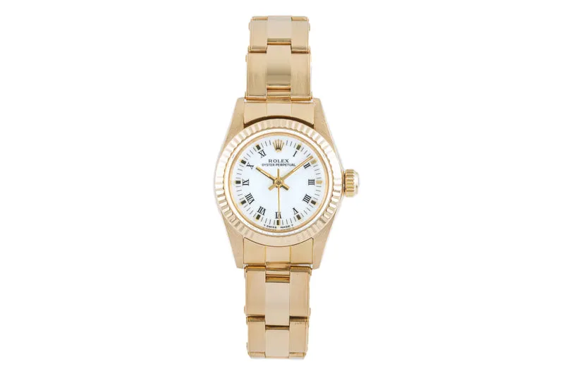 Rolex Oyster Perpetual 18 ct gold automatic women's watch 67198 [2304625]