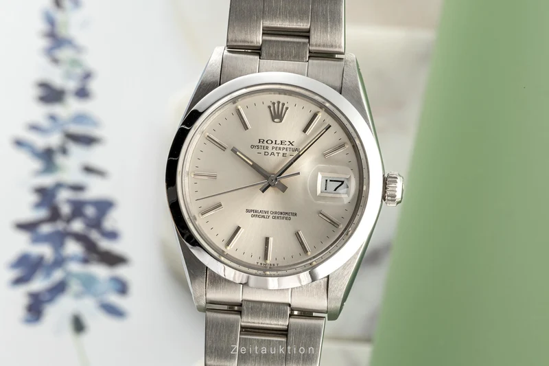 Rolex Date steel automatic men's watch 15000 [2304618]
