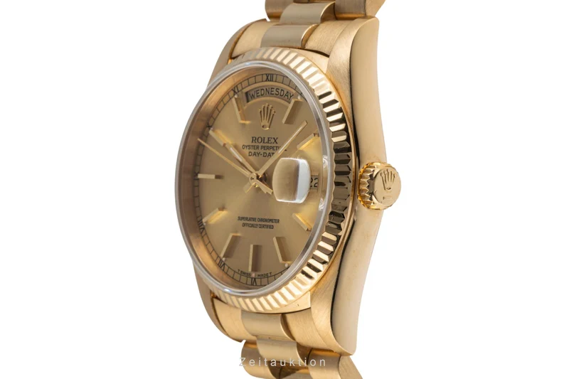 Rolex Day-Date 18 ct gold automatic men's watch 18238 LP: 34400EUR [2304622]