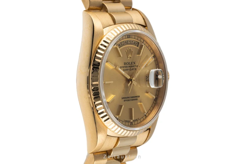 Rolex Day-Date 18 ct gold automatic men's watch 18238 LP: 34400EUR [2304622]