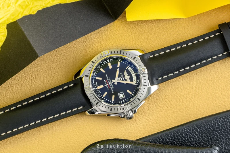 Breitling Galactic steel automatic men's watch A45320 [2302476]