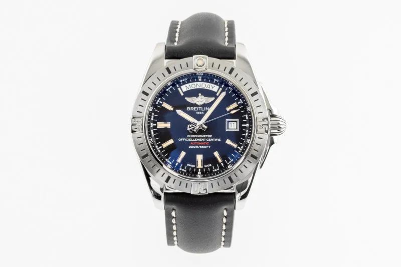 Breitling Galactic steel automatic men's watch A45320 [2302476]