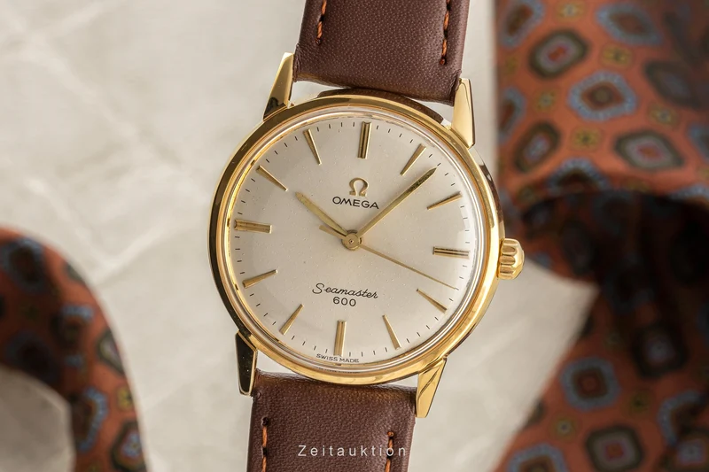 Omega Seamaster gilt-brass manual winding men's watch 135.012 [2304609]