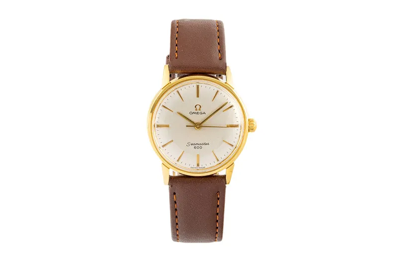 Omega Seamaster gilt-brass manual winding men's watch 135.012 [2304609]
