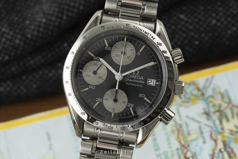 Omega Speedmaster chronograph steel automatic men's watch 3511.50.00, 175.0043, 375.0043 [2202515]