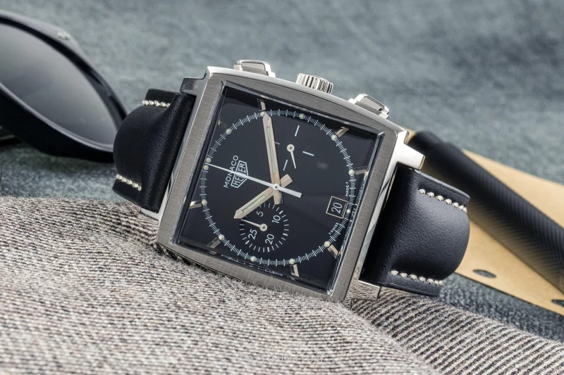 Tag Heuer Monaco chronograph steel automatic men's watch CS2110 LP: 7550EUR Limited [2302740]