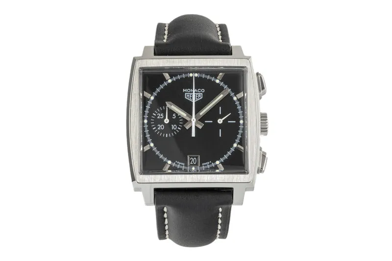 Tag Heuer Monaco chronograph steel automatic men's watch CS2110 LP: 7550EUR Limited [2302740]