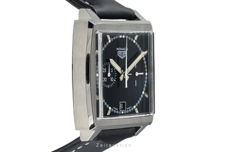 Tag Heuer Monaco chronograph steel automatic men's watch CS2110 LP: 7550EUR Limited [2302740]
