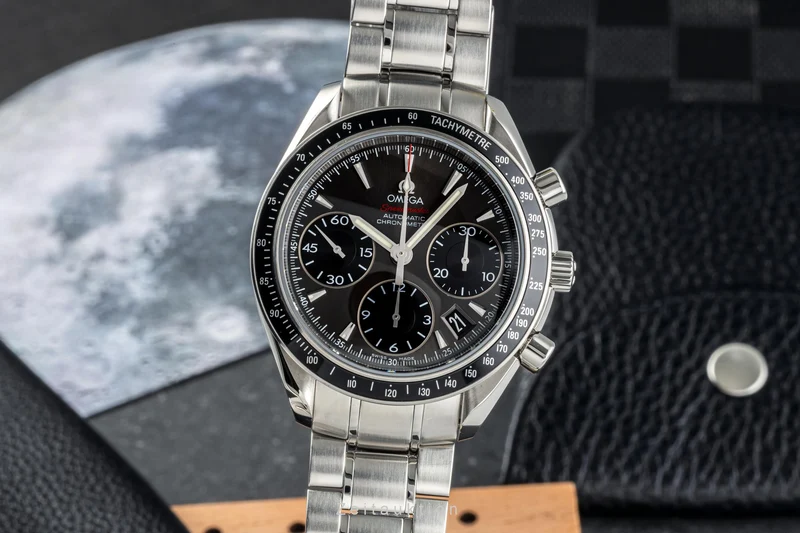 Omega Speedmaster chronograph steel automatic men's watch 323.30.40.40.06.001,178.0066 LP: 10100EUR [2302727]