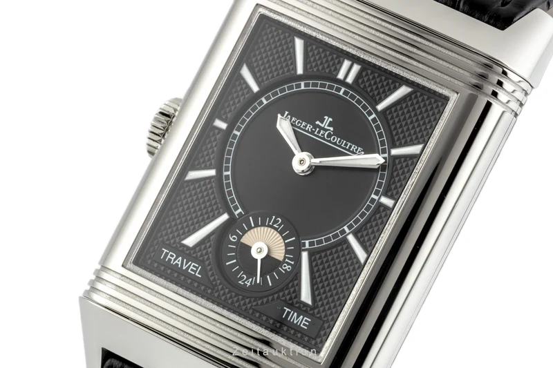 Jaeger LeCoultre Reverso steel manual winding men's watch 215.8.D4/Q3848420 LP: 14300EUR [2302723]
