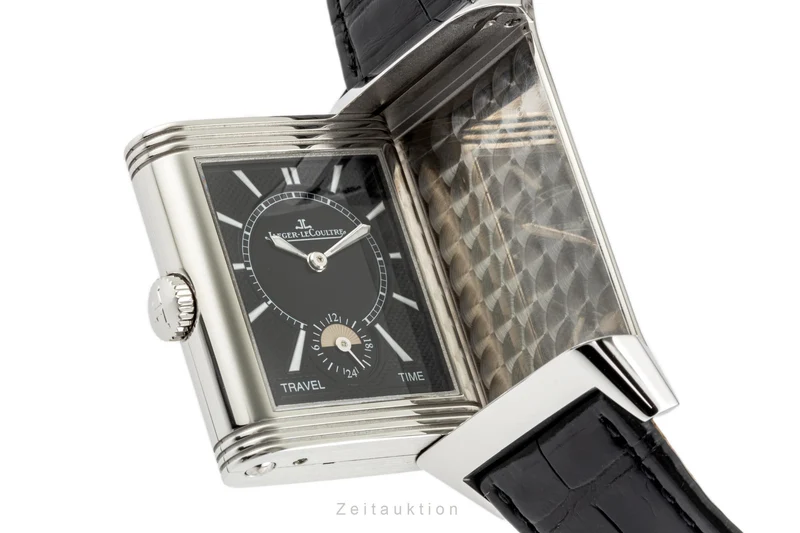 Jaeger LeCoultre Reverso steel manual winding men's watch 215.8.D4/Q3848420 LP: 14300EUR [2302723]