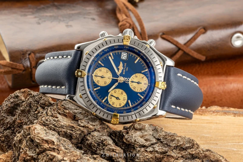 Breitling Chronomat chronograph steel / gold automatic men's watch B13050.1 [2302689]