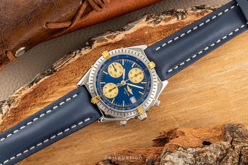 Breitling Chronomat chronograph steel / gold automatic men's watch B13050.1 [2302689]