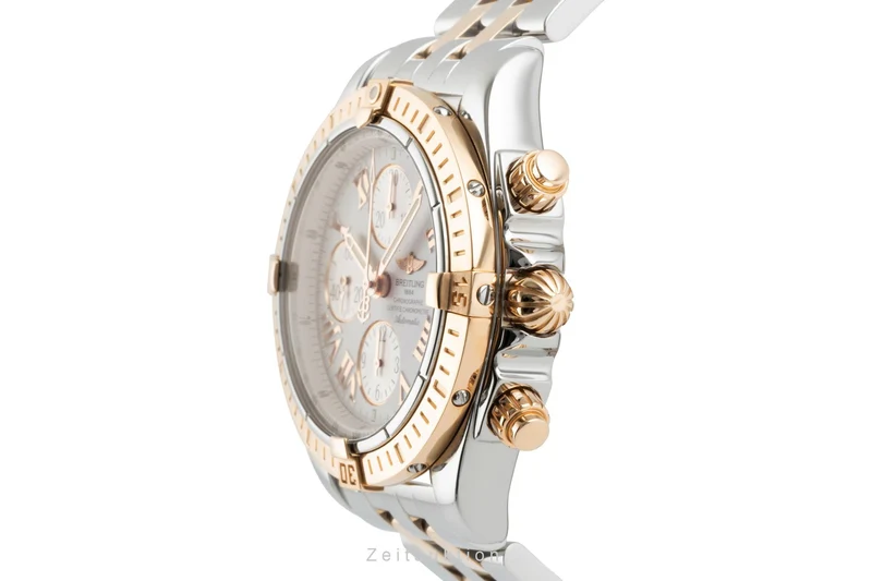 Breitling Chronomat chronograph steel / gold automatic men's watch C13356 LP: 12950EUR [2303921]