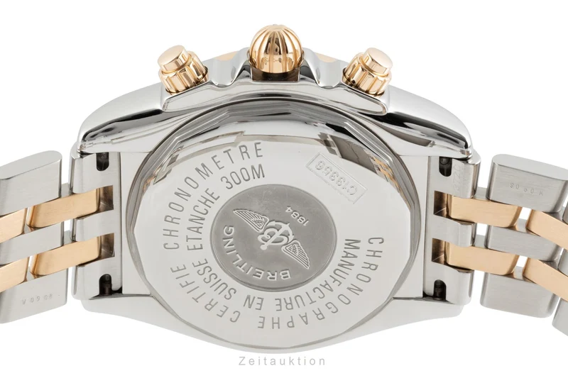 Breitling Chronomat chronograph steel / gold automatic men's watch C13356 LP: 12950EUR [2303921]
