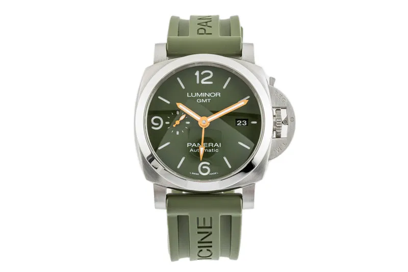 Panerai Luminor GMT steel automatic men's watch PAM01056 Limited [2303873]