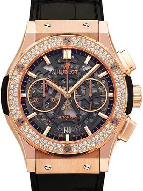 Hublot Classic Fusion Aerofusion Chronograph King Gold Diamonds 525.OX.0180.LR.1104