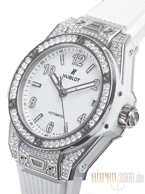 Hublot Big Bang One Click Steel White Pave 465.SE.2010.RW.1604
