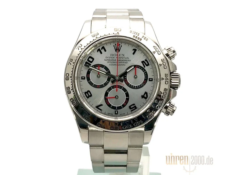 Rolex Cosmograph Daytona 116509 Weißgold Silber LC100 aus 2006