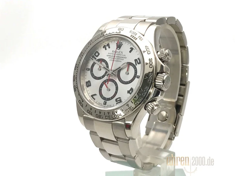 Rolex Cosmograph Daytona 116509 Weißgold Silber LC100 aus 2006