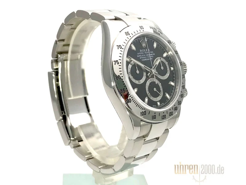 Rolex Daytona Edelstahl 116520 Schwarz aus 2013