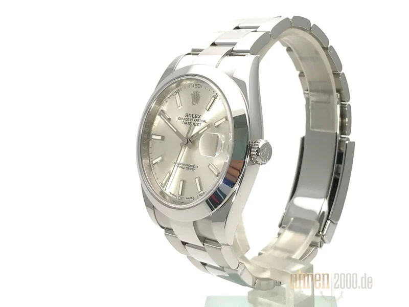 Rolex Datejust 41 Edelstahl 126300 Silber aus 2018