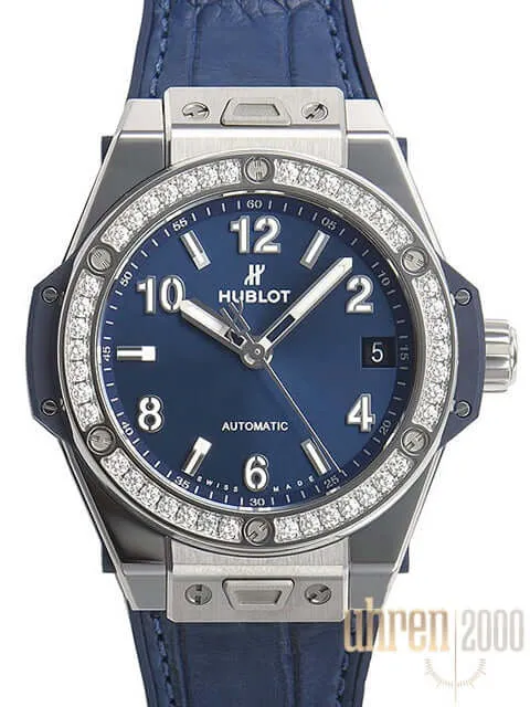 Hublot Big Bang One Click Steel Blue Diamond 465.SX.7170.LR.1204