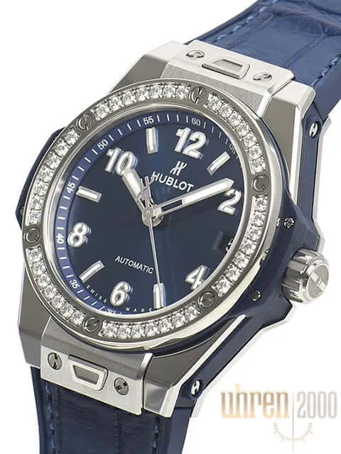Hublot Big Bang One Click Steel Blue Diamond 465.SX.7170.LR.1204