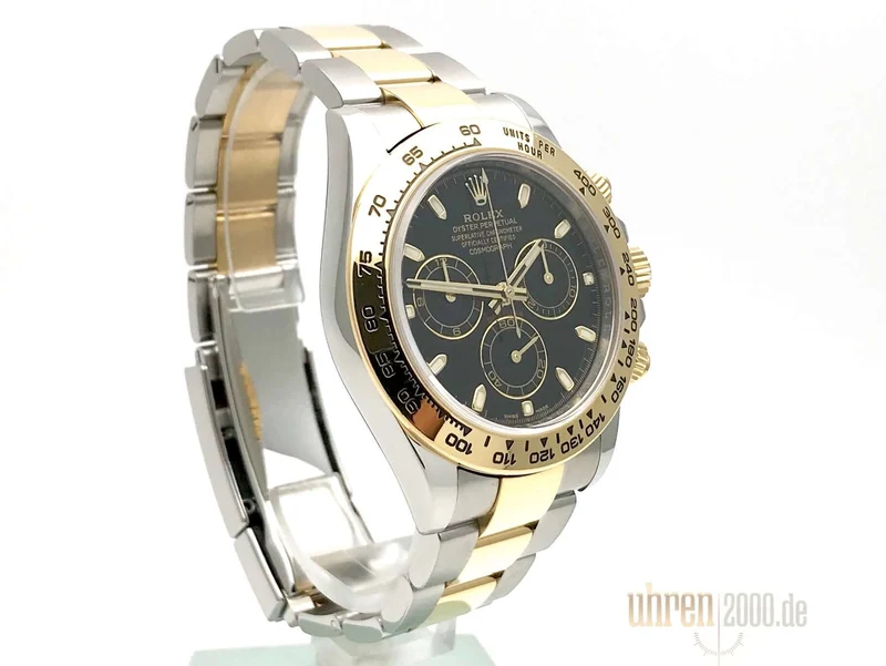 Rolex Daytona Edelstahl Gelbgold 116503 Schwarz LC100 aus 2017