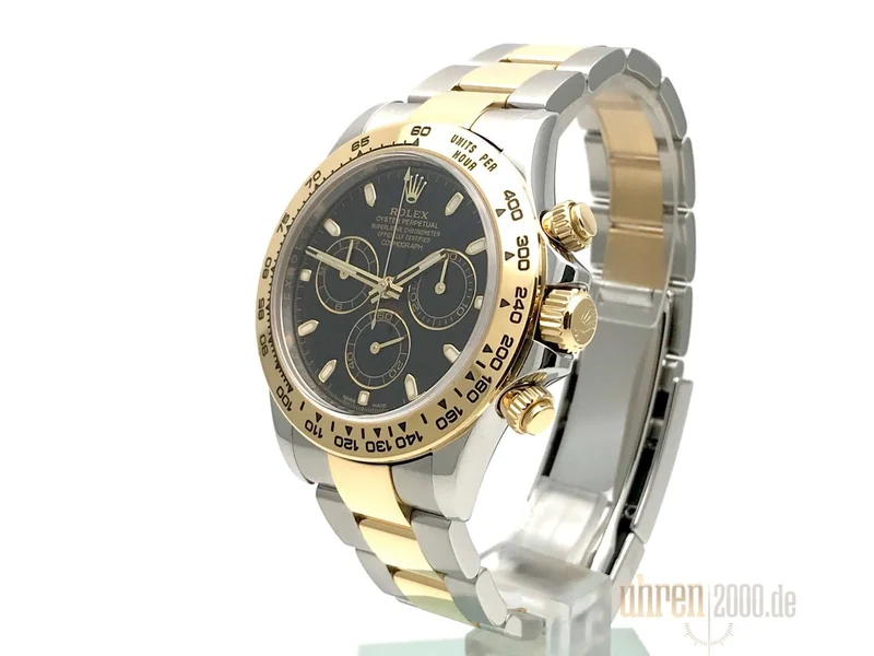 Rolex Daytona Edelstahl Gelbgold 116503 Schwarz LC100 aus 2017