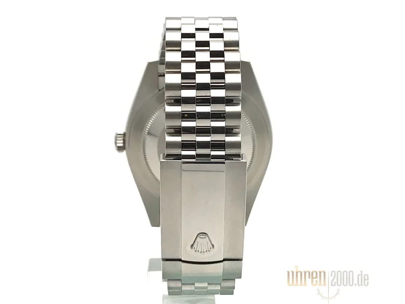 Rolex Datejust 41 Edelstahl Weißgold 126334 Schwarz aus 2018 Jubile-Band