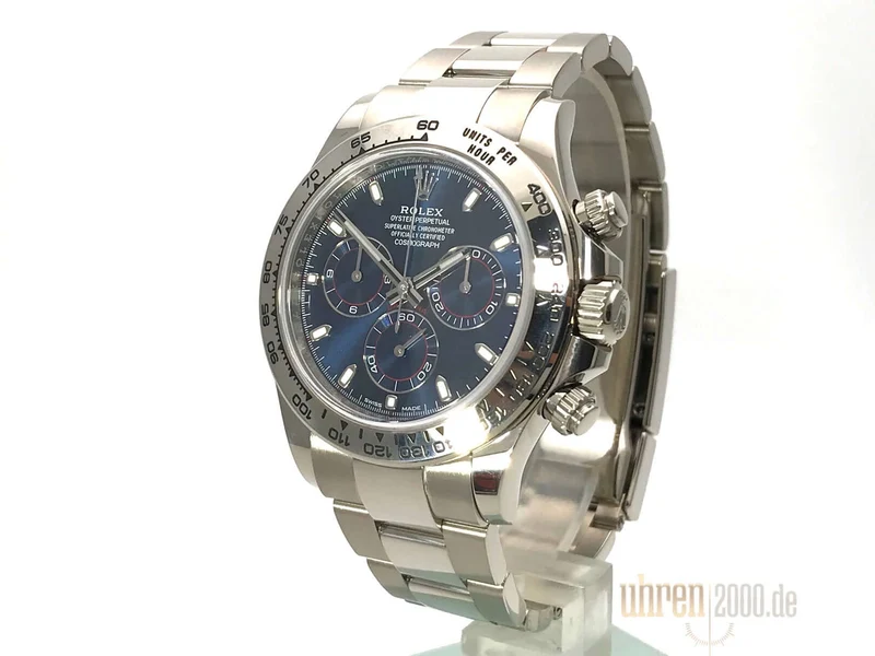 Rolex Cosmograph Daytona 116509 Weißgold Blau aus 2018 LC100