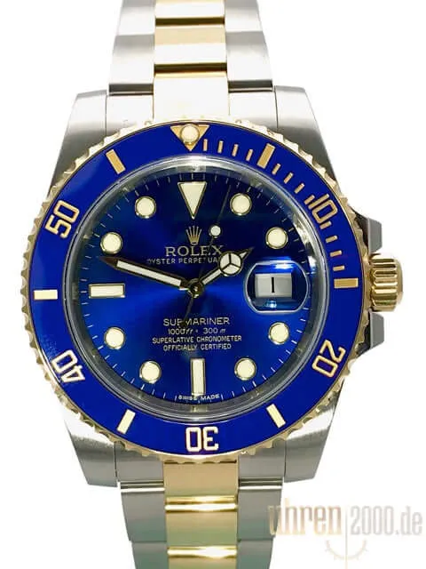 Rolex Submariner Date 116613LB Edelstahl Gelbgold aus 2014