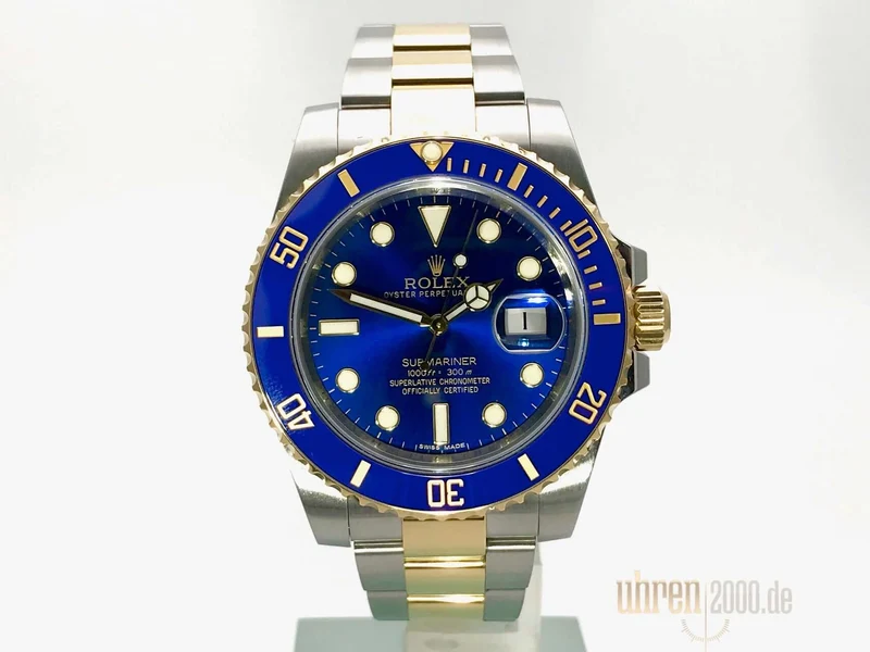 Rolex Submariner Date 116613LB Edelstahl Gelbgold aus 2014