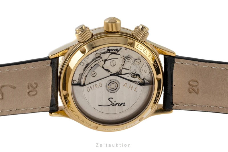 Sinn 6026 chronograph gilt / steel automatic men's watch 6026PL Limited [2304584]