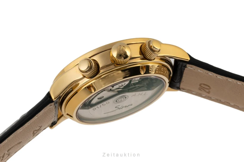 Sinn 6026 chronograph gilt / steel automatic men's watch 6026PL Limited [2304584]