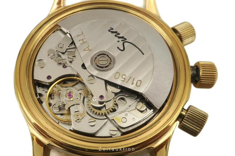 Sinn 6026 chronograph gilt / steel automatic men's watch 6026PL Limited [2304584]