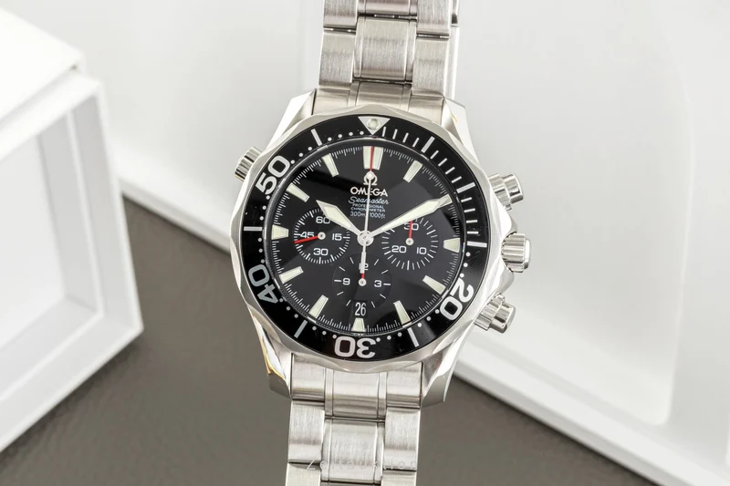 Omega Seamaster chronograph steel automatic men's watch 2594.52.00 LP: 5000EUR [2302263]