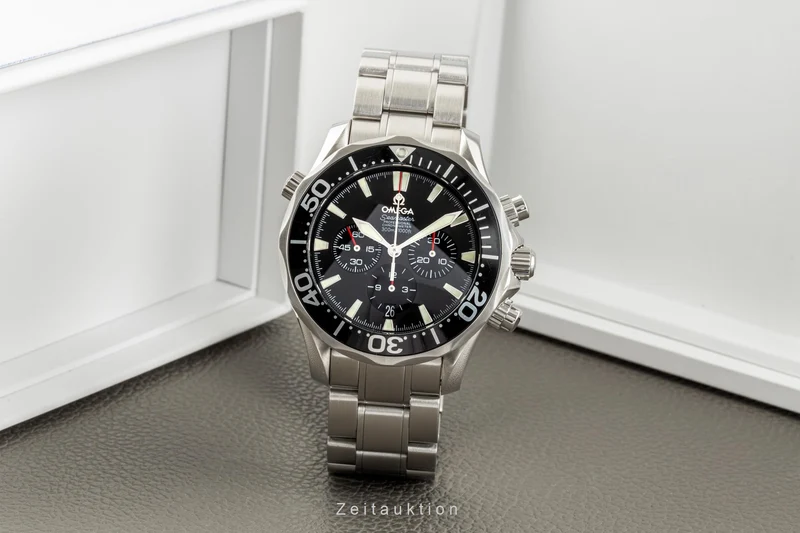 Omega Seamaster chronograph steel automatic men's watch 2594.52.00 LP: 5000EUR [2302263]