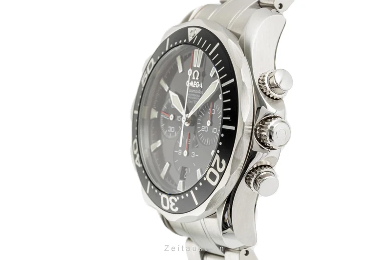 Omega Seamaster chronograph steel automatic men's watch 2594.52.00 LP: 5000EUR [2302263]