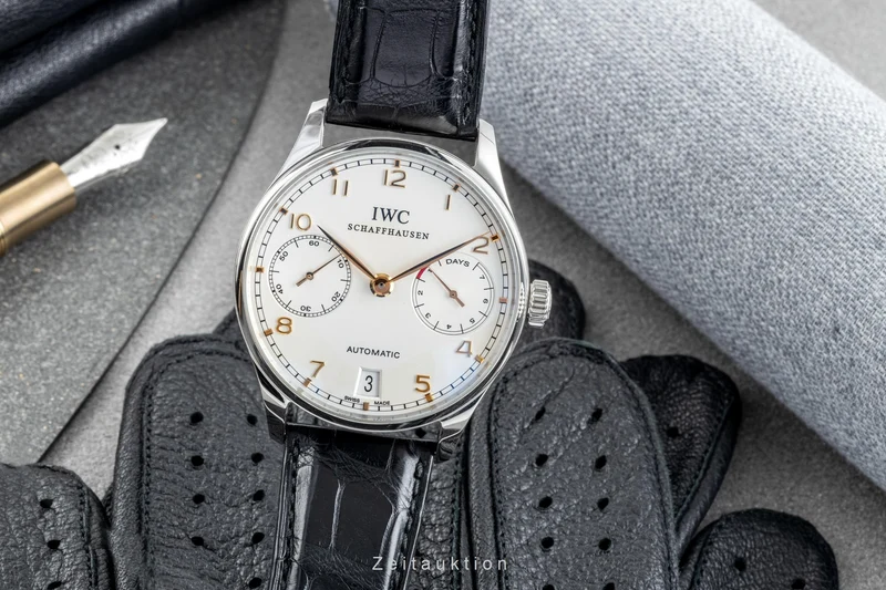 IWC Portugieser steel automatic men's watch IW500114 LP: 13300EUR [2304582]