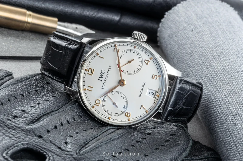IWC Portugieser steel automatic men's watch IW500114 LP: 13300EUR [2304582]