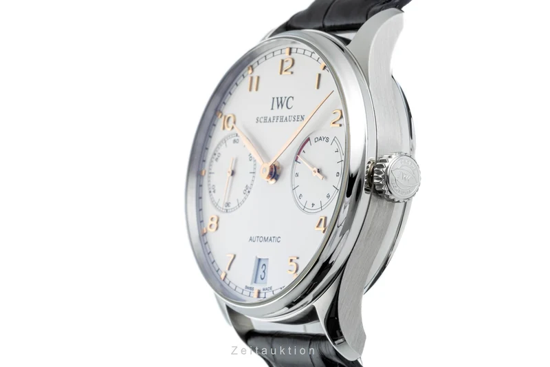 IWC Portugieser steel automatic men's watch IW500114 LP: 13300EUR [2304582]