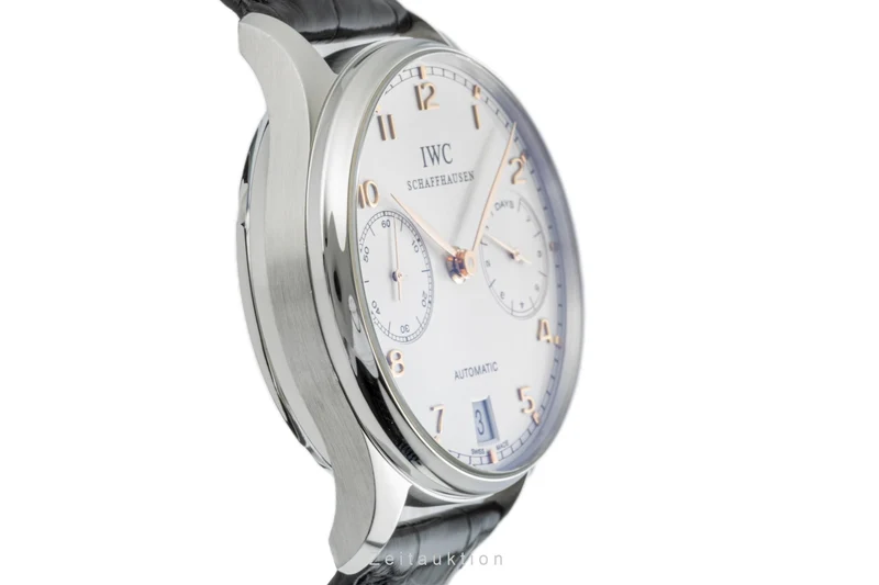 IWC Portugieser steel automatic men's watch IW500114 LP: 13300EUR [2304582]