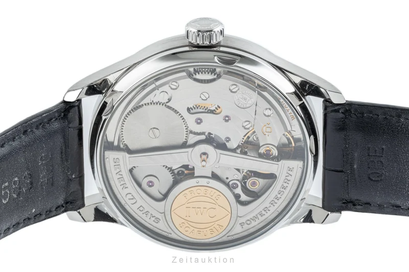 IWC Portugieser steel automatic men's watch IW500114 LP: 13300EUR [2304582]