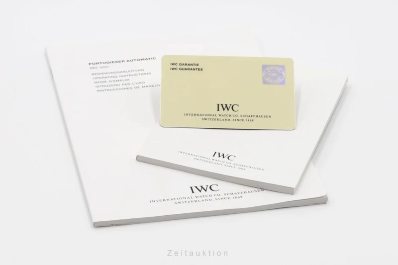 IWC Portugieser steel automatic men's watch IW500114 LP: 13300EUR [2304582]
